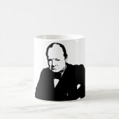 Mug Winston Churchill -- Noir et blanc (Centre)