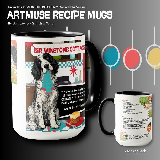 Mug WINSTONS COTTAGE PIE  Art Muse Recipe 