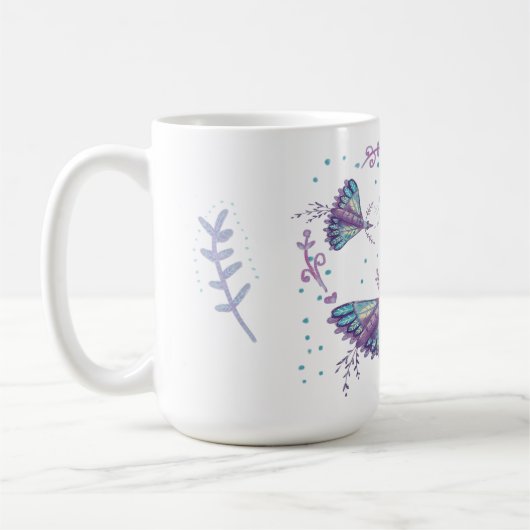 Mug winter butterfly (Gauche)