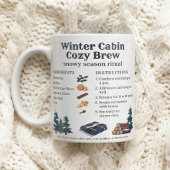 Mug Winter Cabin Simmer Recipe Cozy Nights
