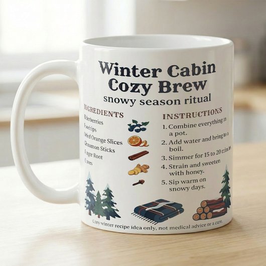 Mug Winter Cabin Simmer Recipe Cozy Nights