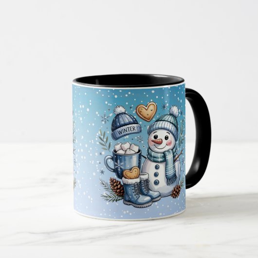 Mug Winter Cozy Snowman (Devant droit)
