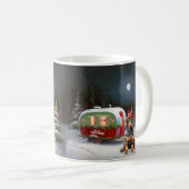 Mug Winter Doberman Caravan Christmas Adventure (Devant droit)