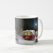 Mug Winter Great Dane Caravan Christmas Adventure (Devant droit)
