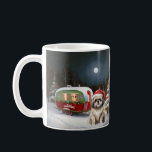 Mug Winter Havanese Caravan Christmas Adventure<br><div class="desc">Laissez-vous tenter par la magie d'une nuit d'hiver enneigée alors qu'une caravane glisse gracieusement à travers le paysage illuminé par la lune. La beauté sereine de la neige scintillante et l'éclat enchanteur de la lune créent une scène captivante, promettant une aventure de Noël inoubliable remplie de chaleur, de joie et...</div>