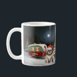 Mug Winter Havanese Caravan Christmas Adventure<br><div class="desc">Laissez-vous tenter par la magie d'une nuit d'hiver enneigée alors qu'une caravane glisse gracieusement à travers le paysage illuminé par la lune. La beauté sereine de la neige scintillante et l'éclat enchanteur de la lune créent une scène captivante, promettant une aventure de Noël inoubliable remplie de chaleur, de joie et...</div>