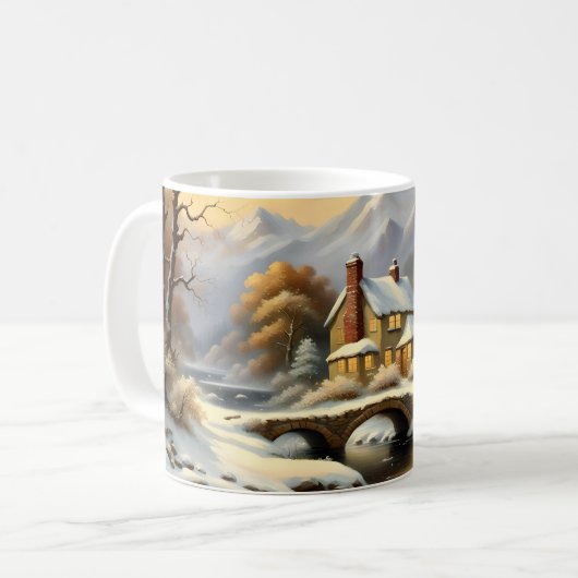 Mug Winter Houses (Devant gauche)