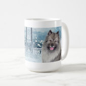 Mug Winter Keeshond (Devant droit)