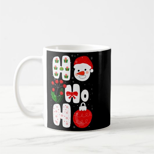 Mug Winter Magic Design Retro Winter Christmas Vector  (Gauche)