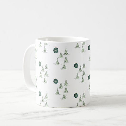 Mug Winter Pines Gift Wrap (Devant gauche)