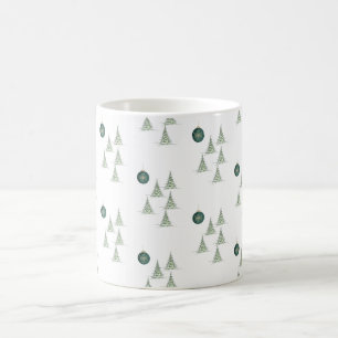 Mug Winter Pines Gift Wrap