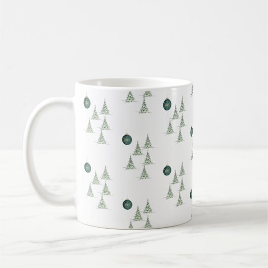 Mug Winter Pines Gift Wrap (Gauche)