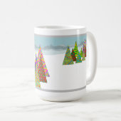 Mug Winter scene with xmas trees (Devant droit)