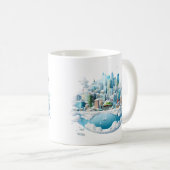 Mug Winter Snow Globe City (Devant droit)