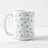 Mug Winter Sprig Pattern | Minimal Pine Branch & Berry (Gauche)