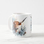 Mug Winter Vibes Texas Longhorn - (Devant gauche)