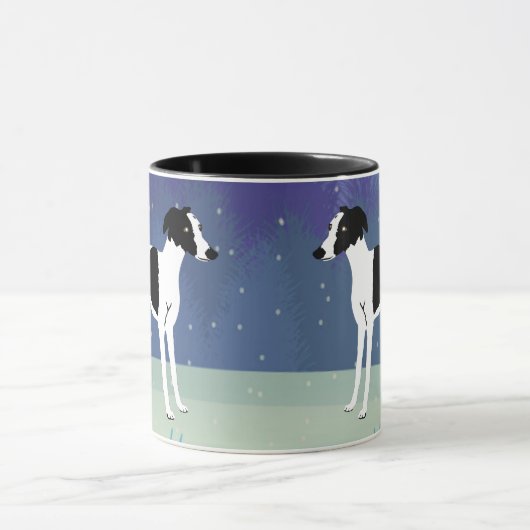 Mug Winter Whippet  (Centre)