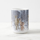 Mug Winter Wonderland avec Whitetail Deer Holiday (Centre)