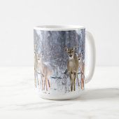 Mug Winter Wonderland avec Whitetail Deer Holiday (Devant droit)
