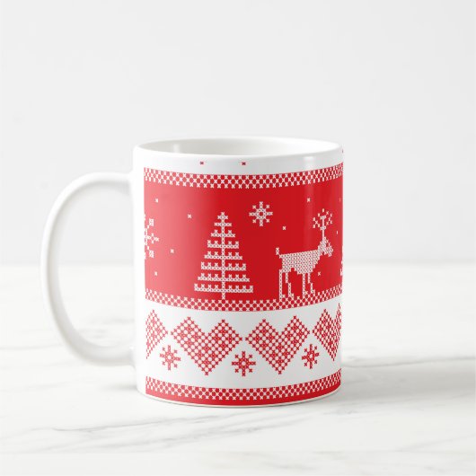 Mug Winter Wonderland : Conception Vintage et transpar (Gauche)