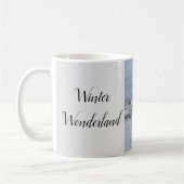 Mug Winter Wonderland lumière gris neige photo (Gauche)