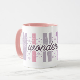 Mug Winter Wonderland - Typographie Festive Art