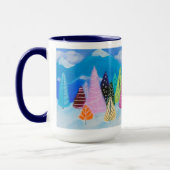Mug Winter Wonderland Whimsland Forêt Art (Gauche)