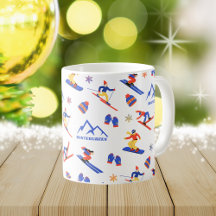 Wintergreen Mount Virginia Ski Snowboard Motif