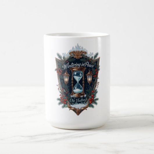 Mug Wintering in Peace (No Visitors) T-Shirt | Frosted (Centre)