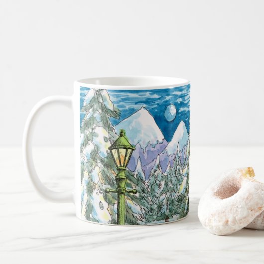 Mug Wintery Woodland - (Avec donut)