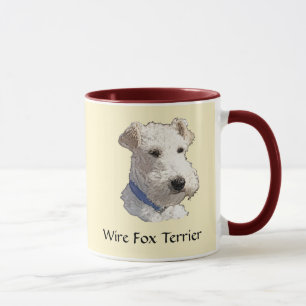 Mug Wire Fox Terrier Art