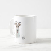 Mug Wire Fox Terrier Histoire; à propos de fil fox ter (Devant gauche)