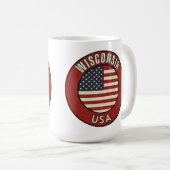 Mug Wisconsin États-Unis d'Amérique (Devant droit)