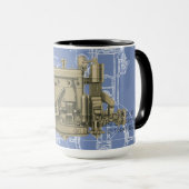 Mug Wisconsin Moteur Milwaukee Wisconsin Moteur à gaz  (Devant droit)