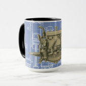Mug Wisconsin Moteur Milwaukee Wisconsin Moteur à gaz  (Devant gauche)