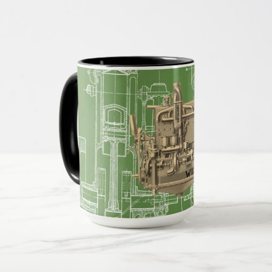 Mug Wisconsin Moteur Milwaukee Wisconsin Moteur à gaz  (Devant gauche)