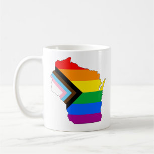 Mug Wisconsin State Pride LGBTQ Progress Pride