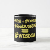 Mug "WISDOM EQUATION" Mignonne Expression Design. Comm (Centre)