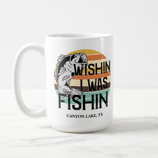 Mug Wishin I était Pêche (Gauche)