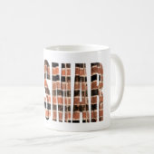 Mug Wismar avec superposition de briques locales (Devant droit)