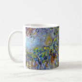Mug Wisteria (moitié droite) par Claude Monet (Gauche)