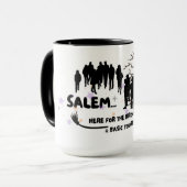 Mug Witch Broom Visit Salem Basic Tourist (Devant gauche)