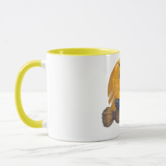 Mug Witch on Broomstick (Gauche)