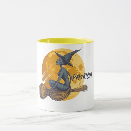 Mug Witch on Broomstick (Centre)