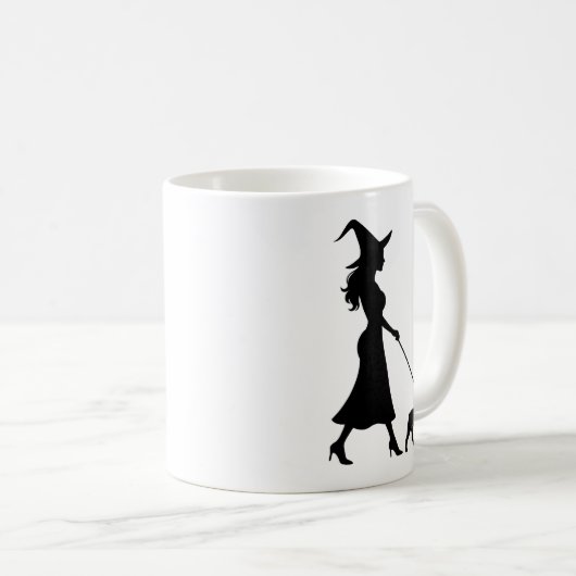 Mug Witch Walking Frenchie (Devant droit)