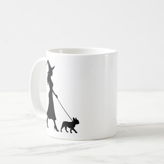 Mug Witch Walking Frenchie (Devant gauche)