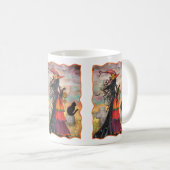 Mug Witch Way Halloween Witch et Imaginaire de chat (Devant droit)