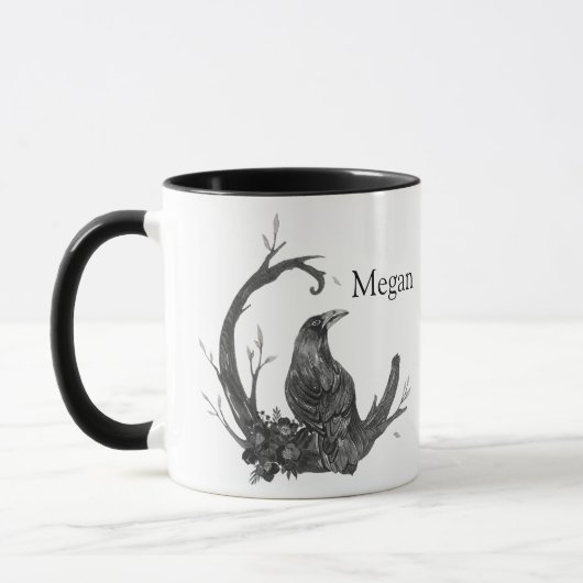 Mug Witchca Pagan Crow Raven (Gauche)