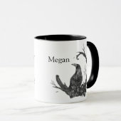 Mug Witchca Pagan Crow Raven (Devant droit)