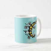 Mug Witchy Moon Floral Boho Art (Devant droit)